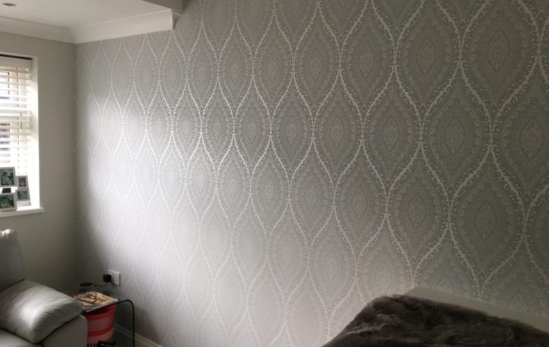 Glittery Grey Wallpaper